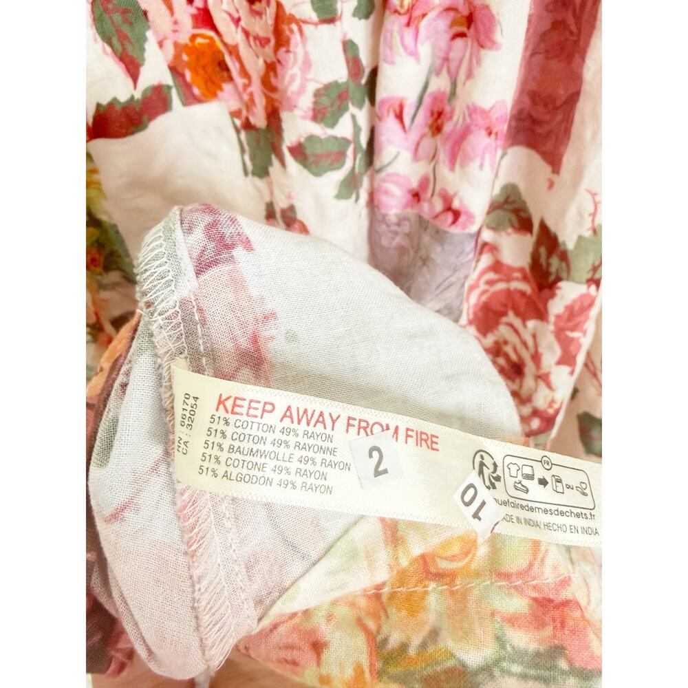 Anthropologie LyreBird Printed Tie-Back Midi Nap Dress - Picture 8 of 8